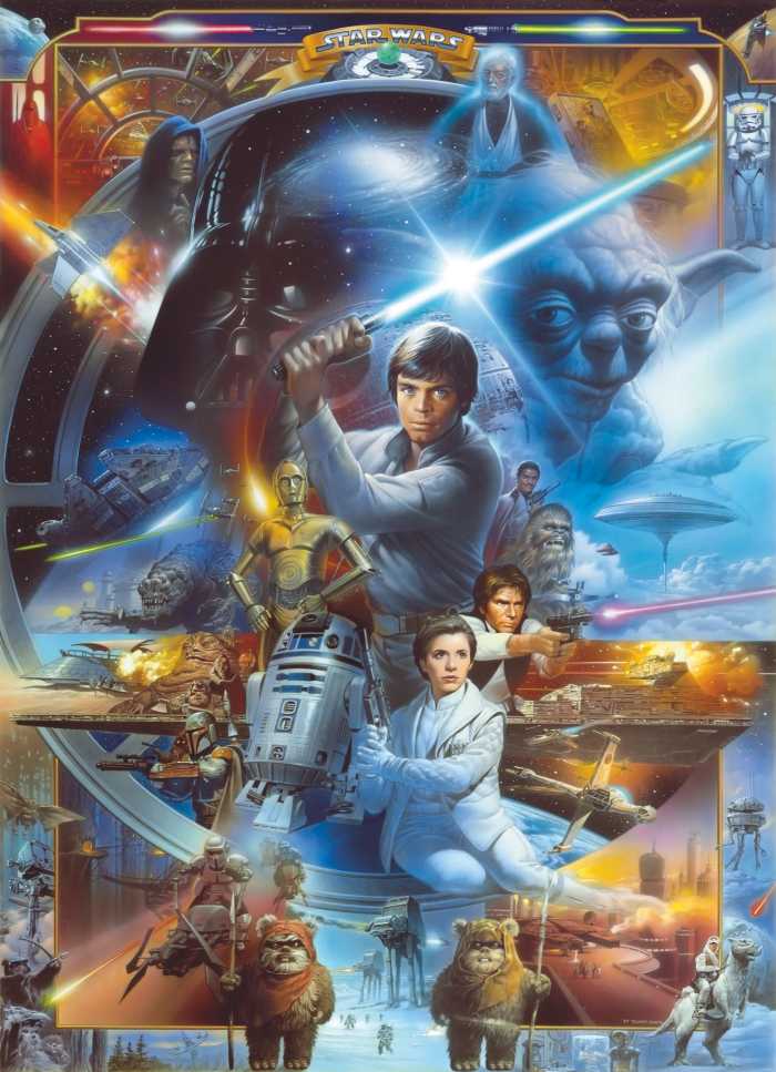 Panel Star Wars EP7 Official Movie Poster from Komar