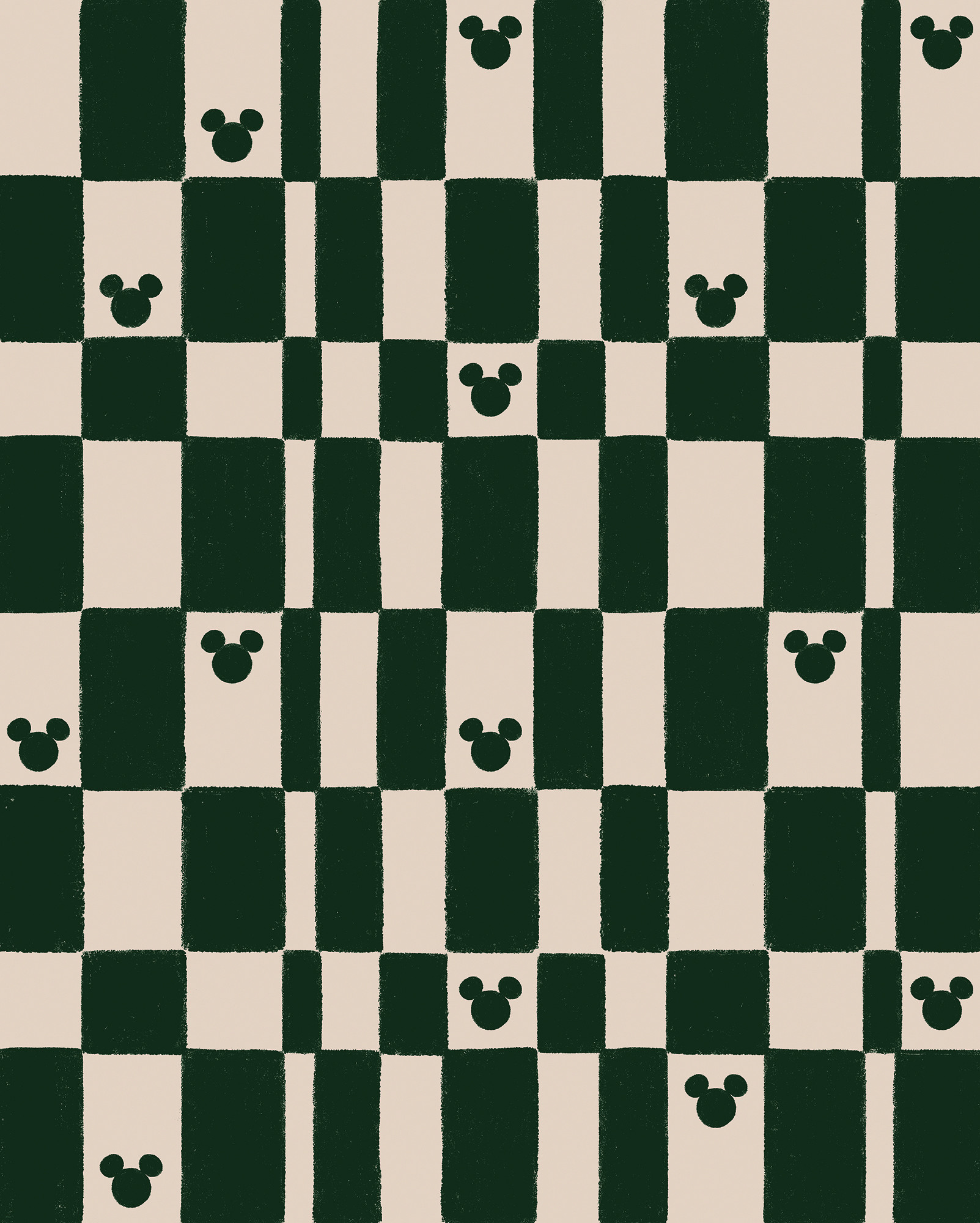 Disney Mickey Mouse Green Chess