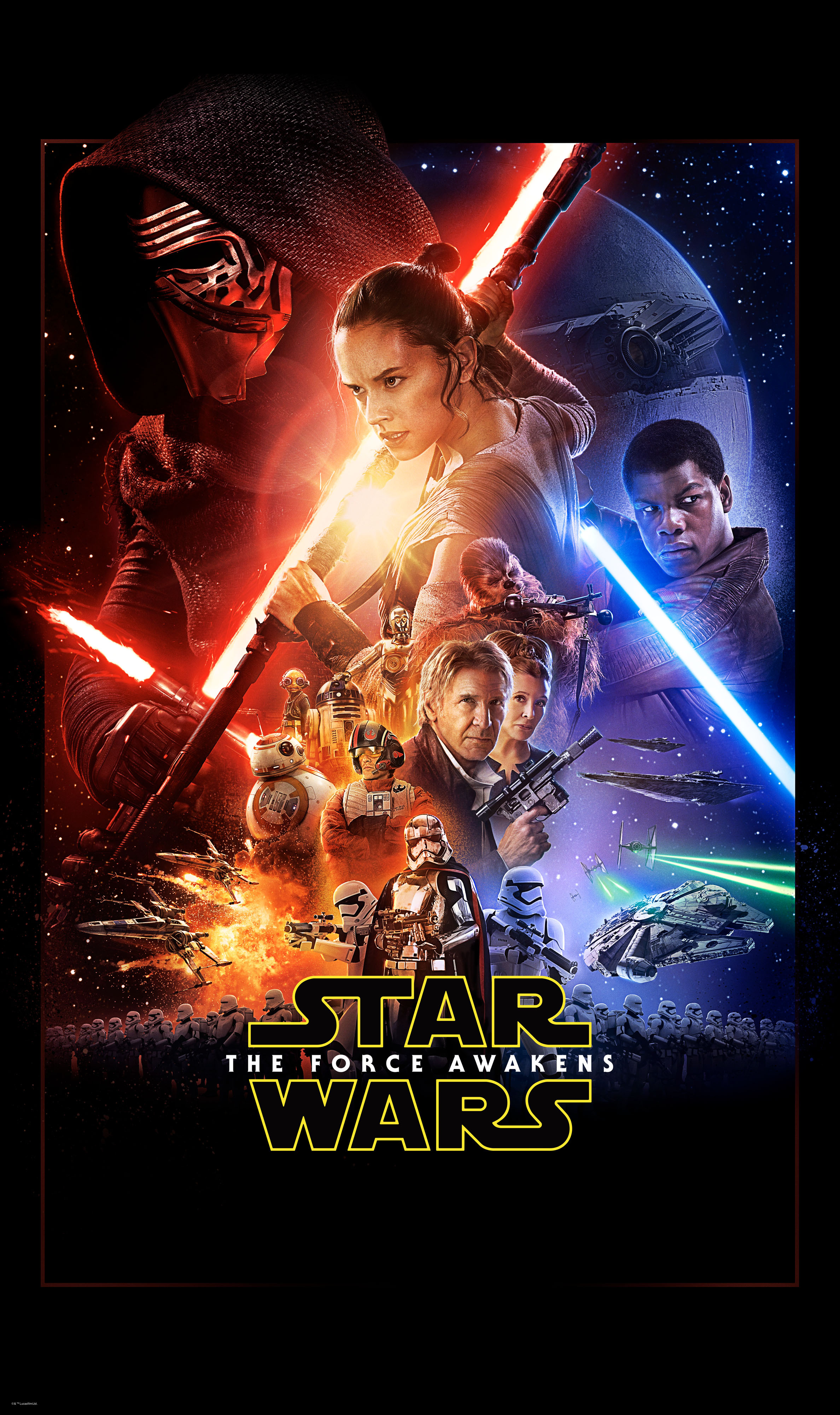 Panel Star Wars EP7 Official Movie Poster from Komar